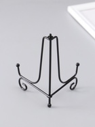 Подставка для тарелки декоративной d=15-18 см «Узорная», металл, 15×9.5 см, чёрная, набор 5 шт. - Фото 2