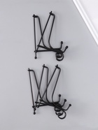 Подставка для тарелки декоративной d=15-18 см «Узорная», металл, 15×9.5 см, чёрная, набор 5 шт. - Фото 4