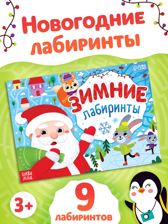 Книга «Зимние лабиринты», А5, 12 стр. - Фото 1