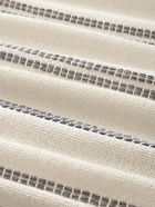 Плед «Этель», 125×150 см, тёмная полоска с таффтингом, хлопок 100% - Фото 5