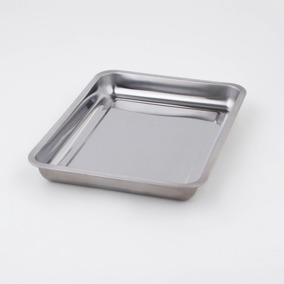 УЦЕНКА Поднос, 39.5×29.5 см, толщина 1 мм, нержавеющая сталь, серебристый