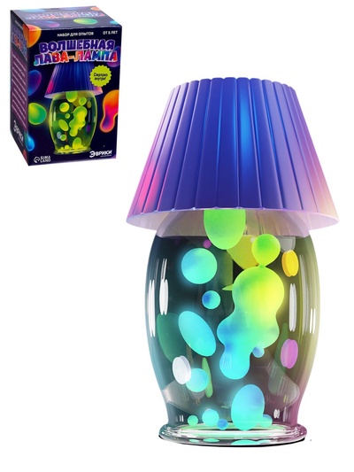 УЦЕНКА Набор для опытов «Волшебная лава-лампа»