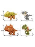 УЦЕНКА Игровой набор «Dino. Зубастики», подвижные детали, 4 фигурки динозавров, МИКС - Фото 6