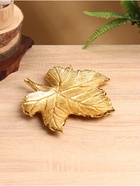 УЦЕНКА Блюдо «Листопад», 22×23×2.5 см, алюминий - Фото 1