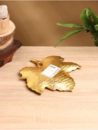 УЦЕНКА Блюдо «Листопад», 22×23×2.5 см, алюминий 10880261