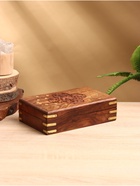 УЦЕНКА Шкатулка «Большой цветок», 13×20×6 см, дерево 10880278