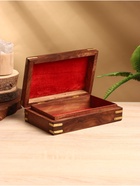 УЦЕНКА Шкатулка «Большой цветок», 13×20×6 см, дерево 10880278