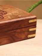 УЦЕНКА Шкатулка «Большой цветок», 13×20×6 см, дерево 10880278