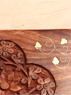 УЦЕНКА Шкатулка «Большой цветок», 13×20×6 см, дерево 10880278