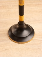 УЦЕНКА Подсвечник на 1 свечу «Кофе с молоком», латунь, чёрный с золотом, 10×10×26 см 10880284