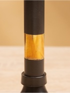 УЦЕНКА Подсвечник на 1 свечу «Кофе с молоком», латунь, чёрный с золотом, 10×10×26 см 10880284