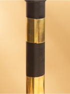 УЦЕНКА Подсвечник на 1 свечу «Кофе с молоком», латунь, чёрный с золотом, 10×10×26 см 10880284