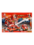 Конструктор «Пожарная станция», 727 деталей - Фото 3