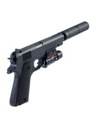 Пистолет «Вектор», с глушителем и лазером, стреляет пульками 6 мм - Фото 3