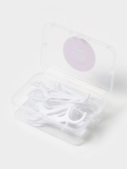 Зубочистки с зубной нитью Доляна, набор 50 шт., пластик, шелковина, белые - Фото 4