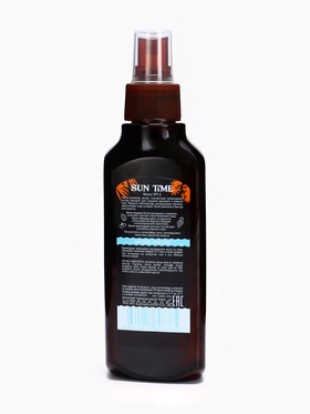 Масло солнцезащитное Sun Time SPF-0 водостойкое, 160 мл
