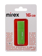 Флешка MIREX LINE GREEN 16 GB, USB, зелёная - Фото 1