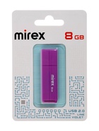 Флешка MIREX LINE VIOLET 8 GB, USB, фиолетовая - Фото 1