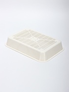 Туалет средний с бортом и сеткой 36×26×9, см, лоток бежевый, сетка и борт белые - Фото 7