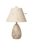 Настольная лампа 16794/1 E14 40Вт бело-бежевый 20х20х39,5 см RISALUX 10880171