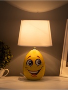 Настольная лампа "Веселый смайлик" Е14 15Вт желтый 20х20х33 см RISALUX - фото 40483729