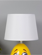 Настольная лампа "Веселый смайлик" Е14 15Вт желтый 20х20х33 см RISALUX - фото 40483730