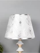 Настольная лампа «Одилия» Е27 40 Вт бело-золотой 25×25×39 см RISALUX - фото 40483736