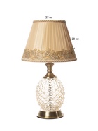 Лампа настольная 16714/1 E27 40Вт бронза 30х30х50 см - фото 40483745