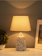 Настольная лампа «Раум» E14 40 Вт белый-серый 23×23×36.5 см RISALUX - фото 4816009