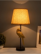 Настольная лампа "Попугай" E27 40Вт черно-золотой 23,5х23,5х50 см RISALUX - фото 40483771