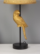 Настольная лампа "Попугай" E27 40Вт черно-золотой 23,5х23,5х50 см RISALUX - фото 40483773