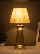 Лампа настольная 16151/1 E27 40 Вт золотой 19×19×29.5 см RISALUX 10880189