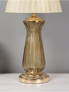 Лампа настольная 16151/1 E27 40 Вт золотой 19×19×29.5 см RISALUX 10880189