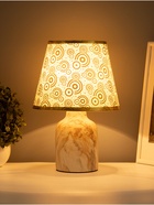 Лампа настольная 38040/1 E14 40Вт белый 20х20х34 см RISALUX - фото 40483796