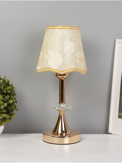 Лампа настольная «Севилья» 1×40 Вт Е27 золото 21×21×36 см