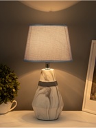 Настольная лампа "Айседора" E14 40Вт белый-серый 23х23х40 см RISALUX 10880205