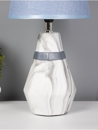 Настольная лампа "Айседора" E14 40Вт белый-серый 23х23х40 см RISALUX 10880205