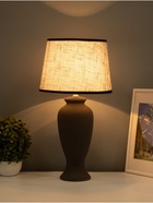 Настольная лампа "Эльга" Е27 40Вт черный 28х28х44 см RISALUX 10880207