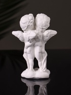 Фигурка гипс «Ангелы шепчутся», 9×6.5×3.5 см, натуральный 10878466 - фото 16290571