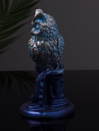 Фигурка гипс «Филин на пьедестале», 7×6×13 см, серо-голубая 10878467