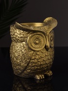 Кашпо гипс «Совушка», 11×10×10 см, латунь - Фото 2
