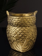 Кашпо гипс «Совушка», 11×10×10 см, латунь - Фото 4