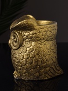 Кашпо гипс «Совушка», 11×10×10 см, латунь - Фото 5
