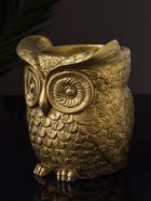 Кашпо гипс «Совушка», 11×10×10 см, латунь - Фото 6