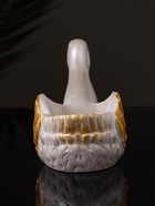 Кашпо гипс «Лебедь», 9×10×6 см, перламутр - Фото 5