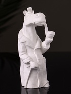 Фигурка гипс «Конь в пальто», 11×5 см, натуральный - Фото 1