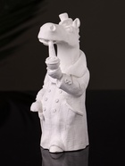 Фигурка гипс «Конь в пальто», 11×5 см, натуральный - Фото 6