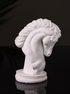Фигурка гипс «Конь: шахматная фигура» ,9×6 см, натуральный - фото 6419703