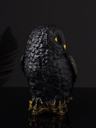 Фигурка гипс «Сова на пеньке», 14×9×10 см, чёрная  (артикул 10878489)  большой выбор товаров оптом и в розницу по низким ценам с доставкой