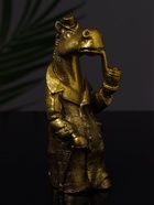 Фигурка гипс «Конь в пальто», 11×5 см, цвет золото - Фото 2